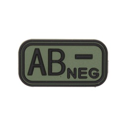[IW-08454-OD] PARCHE IMMORTAL PVC GRUPO SANGUINEO AB NEGATIVO VERDE