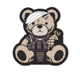 [IW-08459-GY] PARCHE IMMORTAL PVC 3D TEDDY AUCH GRIS