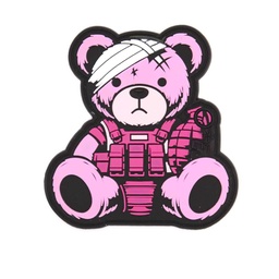 [IW-08460-PK] PARCHE IMMORTAL PVC 3D TEDDY AUCH ROSA