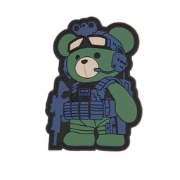 [IW-08470-OD] PARCHE IMMORTAL PVC 3D TEDDY TACTICO VERDE