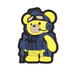 [IW-08471-FL] PARCHE IMMORTAL PVC 3D TEDDY TACTICO FLUORESCENTE