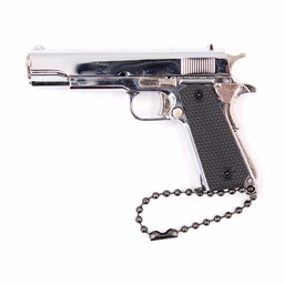 [BH-1561] LLAVERO PISTOLA 1911 7 CM PLATA