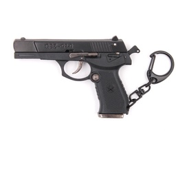 [BH-1566] LLAVERO PISTOLA QSZ-92 7 CM NEGRO