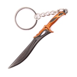 [BH-1241] LLAVERO ESPADA 1241 VLT 9 CM GRIS-NARANJA