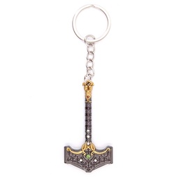 [BH-1247] LLAVERO MARTILLO 1247 GOW 6 CM GRIS