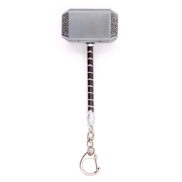 [BH-1557] LLAVERO MARTILLO 1557 THR 10 CM PLATA-NEGRO