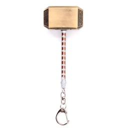 [BH-1558] LLAVERO MARTILLO 1558 THR 10 CM DORADO-BRONCE