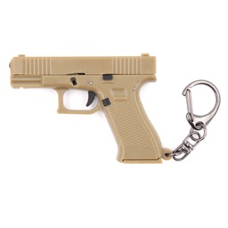 [BH-1583] LLAVERO PISTOLA G19 6,5 CM TAN