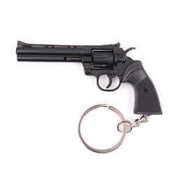 [BH-1587] LLAVERO BH REVOLVER 357 7,3CM NEGRO