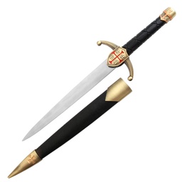 [BH-7013] DAGA BH 7013 TEMPLAR 40CM ACERO NEGRA-DORADA