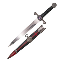 [BH-7028] DAGA BH 7028 TEMPLAR 40CM ACERO NEGRA