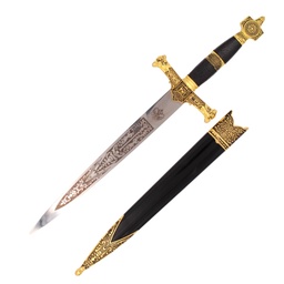 [BH-7031] DAGA BH 7031 TEMPLAR 40CM ACERO NEGRA-DORADA