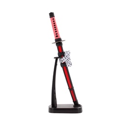 [BH-1413] KATANA BH MINI 1413 ORN 20CM NEGRA-ROJA