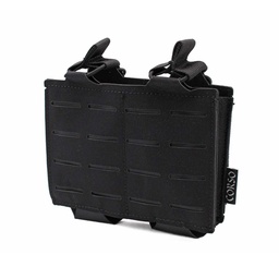 [CRS-042513-BK] POUCH CORSO CARGADOR G36 DOBLE DAGGER LASER NEGRO
