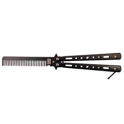 [BH-231] NAVAJA BH MARIPOSA ENTRENAMIENTO PEINE NEGRO