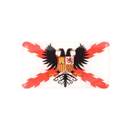 [IW-32103-WH] PEGATINA IMMORTAL 3D 1PCS BORGOÑA AGUILA