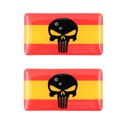 [IW-32137-SP] PEGATINA IMMORTAL 3D 2PCS PUNISHER
