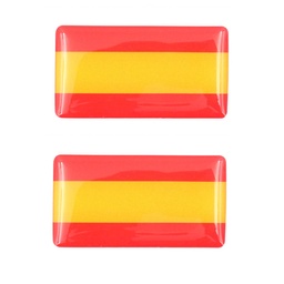 [IW-32119-SP] PEGATINA IMMORTAL 3D 2PCS BANDERA ESPAÑA