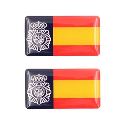 [IW-32116-BL] PEGATINA IMMORTAL 3D 2PCS POLICIA NACIONAL