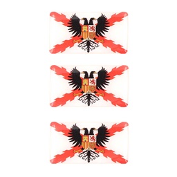[IW-32105-WH] PEGATINA IMMORTAL 3D 3PCS BORGOÑA AGUILA