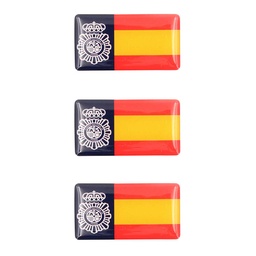 [IW-32117-BL] PEGATINA IMMORTAL 3D 3PCS POLICIA NACIONAL