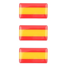 [IW-32120-SP] PEGATINA IMMORTAL 3D 3PCS BANDERA ESPAÑA