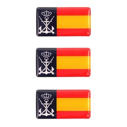 [IW-32126-BL] PEGATINA IMMORTAL 3D 3PCS INFANTERIA MARINA