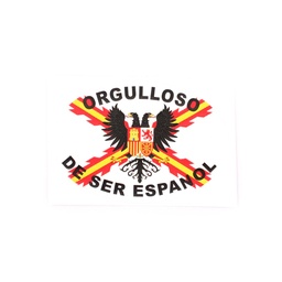 [IW-32148-WH] PEGATINA IMMORTAL 2D BORGOÑA ORGULLOSO DE SER ESPAÑOL
