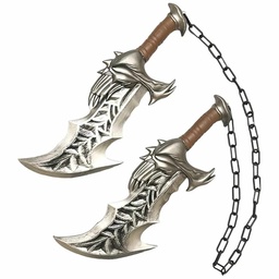 [BH-428] ESPADA EVA BH PU 428 GOW 2PCS 45CM PLATA-MARRON