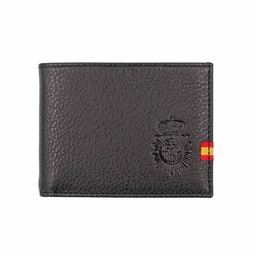 [070-POLICIA] CARTERA PIEL POLICIA NACIONAL BANDERITA NEGRA