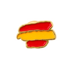[IW-0615-RD/YW] PIN IMMORTAL TRAZOS ESPAÑA ROJO AMARILLO