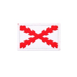 [IW-08478-WH] PARCHE IMMORTAL BORGOÑA BORDADO PEQ BLANCO