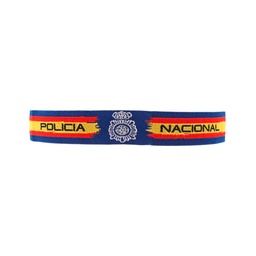 [IW-70518-BL] PULSERA IMMORTAL POLICIA NACIONAL CINTA  AZUL