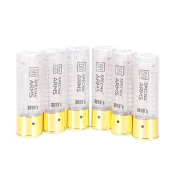 [SPE-05-047918-00] CARTUCHOS ESCOPETA SPECNA ARMS VAPOR 6PCS BLANCO