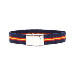 [IW-70542-NVBL] PULSERA IMMORTAL ELASTICA CIERRE METALICO MARINO