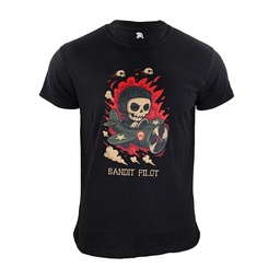 CAMISETA IMMORTAL BANDIT PILOT NEGRA