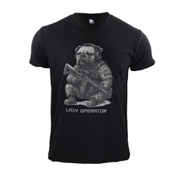 CAMISETA IMMORTAL LAZY OPERATOR NEGRA