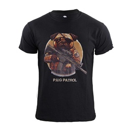 CAMISETA IMMORTAL PUG PATROL NEGRA