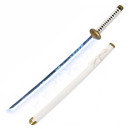 [BH-3128] KATANA BH MADERA LED HUMO 3128 OPC 103CM BLANCA