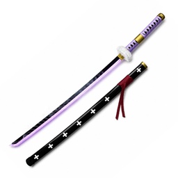 [BH-3131] KATANA BH MADERA LED HUMO 3131 OPC 103CM NEGRA
