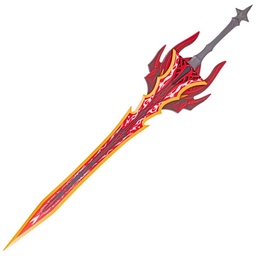 [BH-6077] ESPADA BH 6077 SLV 130CM ACERO ROJA-DORADA