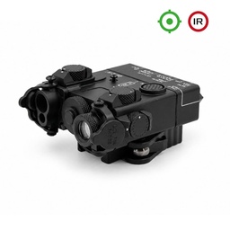 [ARS-32112-BK] LINTERNA TACTICA ARSENIC DBAL-A2 ALUMINIO LASER VERDE CON IR NEGRO