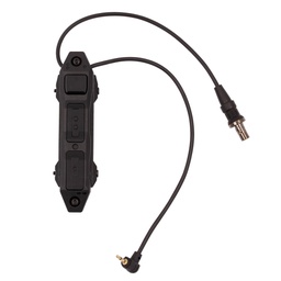 [ARS-32121-BK] PULSADOR ARSENIC AS7004 PARA LINTERNA Y ANPEQ 2 FUNCIONES SF ML & 2.5MM NEGRO