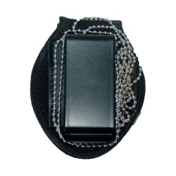[75919] PORTAPLACA CORDURA COLGANTE NEGRO
