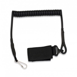 [33876-NE] CORDON PISTOLA SEGURIDAD BARBARIC ANCHO NEGRO