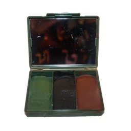 [CL1482B] PINTURA BUSHCRAFT 40G. CAJA 3 COLORES NEGRA-VERDE-MARRON