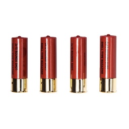 [18555A] CARTUCHOS ESCOPETA ASG 30RDS 4PCS ROJO