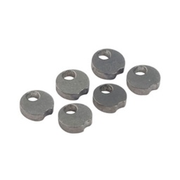 [16645A] CLIP ENGRANAJE ASG 6PCS PLATA