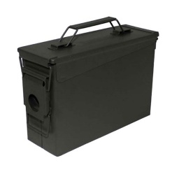 [465310] CAJA MUNICION METALICA PEQ CAL 30 NUEVA VERDE
