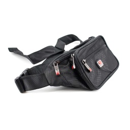 [51843] RIÑONERA X CORDURA CREMALLERA NEGRA